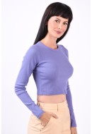 Bluza Dama Jjxx Jxfeline Str Rib Tee Twilight Purple